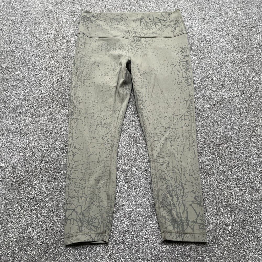 lululemon athletica Gray Patterned Leggings
